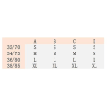 Miniatyrbild 3 av 3: Dam Camisoles Toppar med inbyggd vadderad BH Basic andas linne White XL