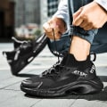 Miniatyrbild 5 av 5: Löpning för herr Andas promenader Atletisk Skor Mode Sneakers 3Bf806 Black 44