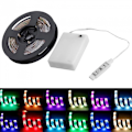 Miniatyrbild 1 av 5: 4,5v batteridrivet 200cm Rgb Led Strip Light Vattentätt Craft Hobby Light