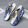 Miniatyrbild 4 av 5: Flip-flops herrtrosor Sandaler Komforttofflor för stranden 3Cx1667 Blue 47