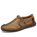 Miniatyrbild 1 av 5: Casual för män Läder Loafers 0L602 Khaki 43