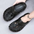 Miniatyrbild 3 av 5: Herrsandaler Mode Casual Tofflor Andas strandskor Fr696 Black 44