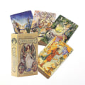 Miniatyrbild 1 av 5: 2020 High Quality New Wizards Tarot Card Deck Based Deck Engelsk version Spela spel Toy Divination Fortune Game78st Tt57