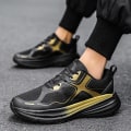 Miniatyrbild 5 av 5: Herrsneakers Andas sportskor Mode löparskor 3Clt172 Black 44