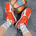 Miniatyrbild 4 av 5: Basketskor för män Mode Halkfria sneakers Sportskor som andas Yj2199 Orange 41