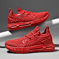Miniatyrbild 5 av 5: Herrsneakers Andas löparskor Mode Sportskor 3A22018 Red 43