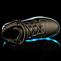 Miniatyrbild 5 av 5: Barnskor Pojkar Led Light Up Skor Pojkar Flickor Sportlöparskor 1600 Black 34