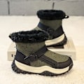 Miniatyrbild 5 av 5: Snöskor för pojkar för flickor Vinterstövlar Ankelstövlar Barnstövlar Varm päls Anti-halk 2Kf73 Green 30