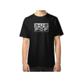 Miniatyrbild 1 av 4: Sub Pop Records Distressed Logo Print - Seattle Grunge Label T-shirt 2XL