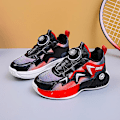 Miniatyrbild 2 av 4: Barn Pojkar Flickor Sneakers Löparskor som andas Mode Sportskor 2Kl836 Red 34