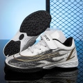 Miniatyrbild 2 av 5: Fotbollsskor för barn Halkfria fotbollsskor Klossar Gräs Fotbollssneakers Yjg2232 White 32