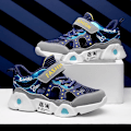 Miniatyrbild 4 av 5: Sneakers för barn för pojkar, flickor, löpning tennisskor, lätt andas sport, atletisk 3B821 Blue 34