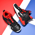 Miniatyrbild 2 av 5: Dambasketskor Modesneakers Andas Sportskor 816 BlackRed 40