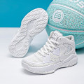 Miniatyrbild 4 av 5: Barnbasketskor Mode Halkfria sneakers Sportskor som andas 2C008 White 38