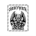 Miniatyrbild 2 av 4: Seether Devil With Wings Huvtröja för män