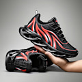 Miniatyrbild 3 av 5: Sneakers Damping Sports löparskor 2C7790-1 BlackRed 41