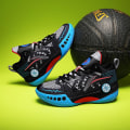 Miniatyrbild 2 av 5: Barn Basketskor Mode Pojkar Flickor Sneakers Andas Sportskor 2207 Black 32