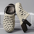Miniatyrbild 3 av 4: Herrsandaler Mjuka strandskor Surfingsporttofflor Tvåfärgade sneakers 2204 Beige 39
