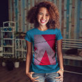 Miniatyrbild 2 av 3: No Regret Saying Slogan Women Royal Bluet-shirt 3XL