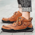 Miniatyrbild 4 av 5: Utomhusstövlar för män Mode Casual Boots 1G668 Brown 43