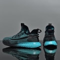 Miniatyrbild 4 av 5: Herrsneakers Andas Mode Sportlöparskor 2C6951 BlackGreen 38