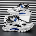 Miniatyrbild 4 av 5: Sneakers för pojkar Andas löparskor Mode Sportskor 3C0371 WhiteBlue 34