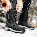 Miniatyrbild 3 av 5: Herr Dam Vinterstövlar Snow Boot Plysch Varma Skor Vattentät Boot 2K219 Black 41