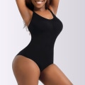 Miniatyrbild 3 av 4: Seamless Dam Fajas Body Slimming Waist Trainer Butt Lifter Push Up Corset Slim Shapewear Catsuit Body Shaper Underkläder,svart L