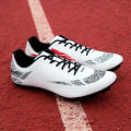 Miniatyrbild 2 av 5: Friidrottsskor för män Spikes Track Race Hoppande Sneakers Professionell löpning Nail Spikes Skor M9018 WhiteBlack 41