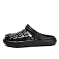 Miniatyrbild 2 av 5: Strandtofflor för män Modesandaler Utomhus Halkfria inomhusskor 3B2104 Black 40-41