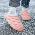 Miniatyrbild 4 av 5: Herrtofflor för damer Varma vinterhusskor Inomhus utomhus hemmaskor 2L2883 Pink 41
