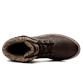 Miniatyrbild 4 av 5: Snöskor för män Läder Plus Velvet Varma Utomhus bomullsskor F9704 Brown 41