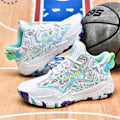 Miniatyrbild 4 av 5: Basketskor för män Aldult Bekväma Sneakers Utomhussportskor 3B056 WhiteGreen 40