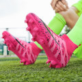 Miniatyrbild 3 av 5: Fotbollsskor dam Spikes Fotbollsskor för ungdomar Stövlar Atletisk Sneaker 3C1313 Red 39