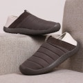 Miniatyrbild 3 av 5: Herrtofflor Varma Vinterskor För Kvinnors Inomhushus Slip On Med Bomull Utomhus 2K6855 Brown 40