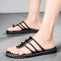 Miniatyrbild 5 av 5: Herrsandaler Mode Casual Andas strandskor hgq223 Black 41