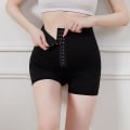 Miniatyrbild 2 av 5: Kvinnor High Waist Body Shapewear Trosor Midja Cincher Slimming Underkläder High Waist Shorts Fajas Trosor Shapers Sport Fitness,5 Points Grå M