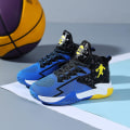 Miniatyrbild 3 av 5: Basketskor för barn Mode halkfria sneakers Andas sportskor A801 BlueBlack 37