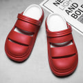Miniatyrbild 4 av 4: Herr Dam Strandtofflor Mode Sandaler Utomhus Inomhusskor 2766 Red 36-37
