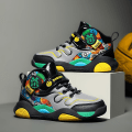 Miniatyrbild 2 av 5: Barn Basketskor Mode Pojkar Flickor Sneakers Andas Sportskor 7692 Gray 32