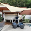 Miniatyrbild 1 av 3: 3x4x5m Vattentät skugga Segel Markis Solskydd Triangulär Markis Pool Canopy Triangle För Utomhus Uteplats Trädgård Markiser Med Fixeringssats Ns2 Grön