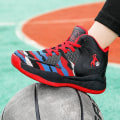 Miniatyrbild 5 av 5: Barn Basketskor Mode Pojkar Flickor Sneakers Andas Sportskor Eht008 BlackRed 31