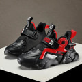 Miniatyrbild 2 av 5: Pojkar Flickor Sneakers Andas löparskor Mode Sportskor 3A319 Black 35