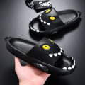 Miniatyrbild 4 av 5: Strandskor för herr utomhus damsandaler Water Mock Slippers 8028 Black 42-43
