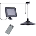Miniatyrbild 1 av 5: Lampor Solar Shed Light Switch Fjärrkontroll LED Garage Light Indoor Solar Pendellampa