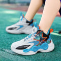 Miniatyrbild 5 av 5: Basketskor för barn Mode Pojkar Flickor Sneakers Sportskor som andas 2Lb2205 Blue 31