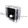 Miniatyrbild 3 av 4: Utomhus Solar Light Kristallglas Ice Brick Warm, Solar Brick Landskap Path Led Light