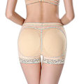 Miniatyrbild 1 av 4: Damsvamp vadderad Andningsbar Fake Butt Push Up Trosor Byxor Butt Hip Enhancer Seamless Control Body Shaping Byxor Underkläder,beige XL