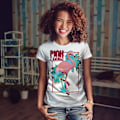 Miniatyrbild 2 av 3: Rosa Flamingo Island T-shirt för kvinnor M