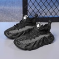 Miniatyrbild 3 av 4: Pojkar Flickor Sneakers Andas löparskor Mode Barn Sportskor A2859 Black 32